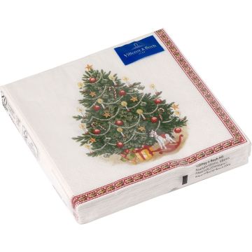 Villeroy & Boch Christmas Winter Specials Servetten dennenboom 25 x 25 cm