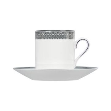 Wedgwood Vera Wang Lace Espressokop 0.08 ltr en schotel