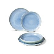 Like by Villeroy & Boch Crafted Blueberry 4-delige Dinerset - turquoise