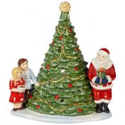 Villeroy & Boch Christmas Christmas Toys Santa op boom 20 x 17 x 23 cm - sfeerlicht
