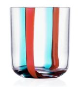 Ichendorf Milano Gesti Waterglas licht turquoise-rood - 350 ml