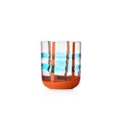 Ichendorf Milano Gesti Waterglas licht turquoise-oranje - 350 ml