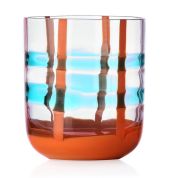 Ichendorf Milano Gesti Waterglas licht turquoise-oranje - 350 ml