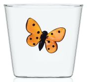  Ichendorf Milano Garden Picnic Waterglas Red Butterfly 350 ml