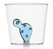 Ichendorf Milano Desert Plants Waterglas Cactus 350 ml - blauw