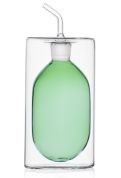 Ichendorf Milano Cilindro Colore dubbelwandige olie- en azijnfles 250 ml - groen