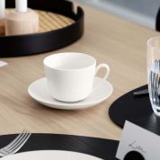 Villeroy & Boch Twist White Koffiekop 0.20ltr en schotel
