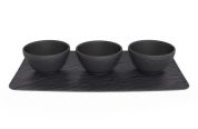 Villeroy & Boch Manufacture Rock Dipschaaltje Set 4-delig