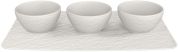 Villeroy & Boch Manufacture Rock blanc Dipschaaltje Set 4-delig