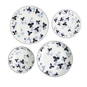 Wedgwood Wild Strawberry Inky Blue Dinerset 4-delig 