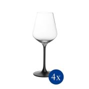 Villeroy & Boch Manufacture Rock Rode wijnglas - Set van 4