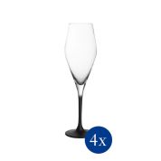 Villeroy & Boch Manufacture Rock Champagneglas - Set van 4