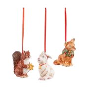 Villeroy & Boch Christmas Nostalgic Ornaments Ornamenten bosdieren 3-delig