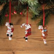 Villeroy & Boch Christmas Nostalgic Ornaments 3-delig Santa, Teddy, Rocking Horse