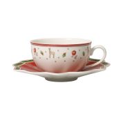 Villeroy & Boch Christmas Toy's Delight Cappuccinokop 0.3 ltr en schotel
