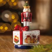 Villeroy & Boch Christmas Nostalgic Melody Notenkraker draaiend met speeldoos