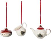 Villeroy & Boch Christmas Toy's Delight Decoration Ornamenten koffieset 6.3 cm, 3-delig