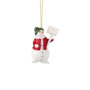Villeroy en Boch Christmas Classics Ornament Sneeuwpop