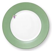 Pip Studio Lily & Lotus Ontbijtbord 21 cm Uni Light Green