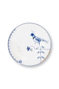 Pip Studio Pip & The Blue Bird Dinerbord 25,5 cm - wit 