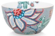 Pip Studio Flower Festival Ontbijtkom 15 cm Light Blue