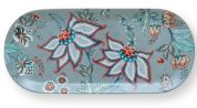 Pip Studio Flower Festival Cakeschaal 33.3 x 15.5 cm Light Blue