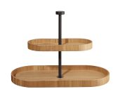 ASA Selection Wood Etagere 2-laags Ovaal