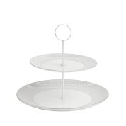 Wedgwood Gio Platinum Etagere 2-laags