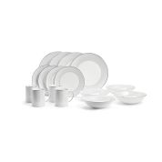 Wedgwood Gio Platinum 16-delige Serviesset
