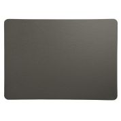 ASA Selection Placemats Placemat 33x46 cm - lederlook donkergrijs-grafiet ruw