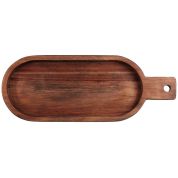 ASA Selection Wood Schaal ovaal met handvat 33,4x13cm h3,5cm