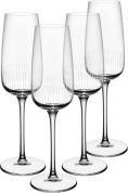 Villeroy & Boch Afina Champagneglas - Set van 4