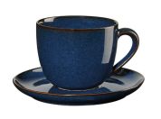 ASA Selection Saisons Cappuccinokop 0.23 ltr en schotel Midnight Blue