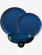 ASA Selection Saisons Midnight Blue 18-delige serviesset, 6 personen