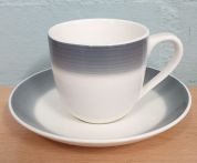 Villeroy & Boch Colourful Life Espressokop 0.10 ltr en schotel Cosy Grey