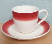 Villeroy & Boch Colourful Life Espressokop 0.10 ltr en schotel Deep Red