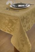 KOOK Tafelkleed 140x240 cm Damast Polyester - Goud
