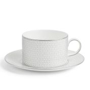 Wedgwood Gio Platinum Theekop en schotel