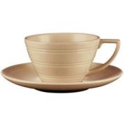 Wedgwood Jasper Conran Casual Cappuccinokop - Theekop 0.25 ltr en schotel Biscuit