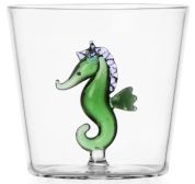 Ichendorf Milano Marine Garden Waterglas Seahorse Green 350 ml