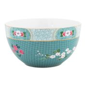 Pip Studio Blushing Birds Bowl 18 cm - blauw