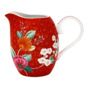 Pip Studio Blushing Birds Melkkannetje 0.25 ltr - rood