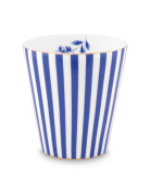 Pip Studio Royal White Beker zonder oor Stripes 230 ml