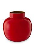 Pip Studio Home Vaas Metaal 10 cm - Rood