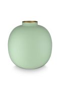 Pip Studio Home Vaas Metaal 23 cm - Heldergroen Mat