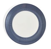 Wedgwood Gio Pinstripe Ontbijtbord Blue 24 cm