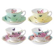 Royal Albert Miranda Kerr Theekop en schotel ( Set van 4 )