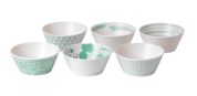 Royal Doulton Pacific Mint Tapas bowls 11 cm - Assorti 6 stuks