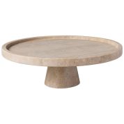 Villeroy & Boch Manufacture Travertine Serveerschaal op voet