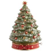 Villeroy & Boch Christmas Toy's Delight Kerstboom met speeldoos, Hoogte 33 cm